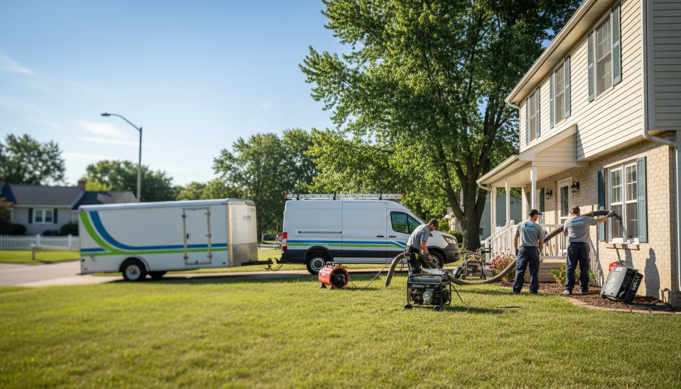 Flooded Basement Restoration And Cleanup With Repair in Nachusa, IL near me